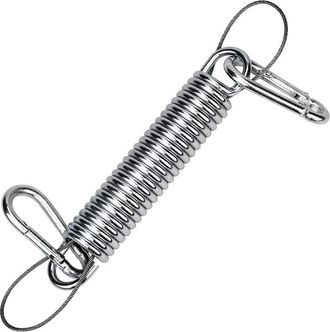 OEM Ressort De Suspension - Acier Inoxydable - Pour Chaise Hamac Balan&ccedil;oire Ext&eacute;rieure - Charge Max 250 Kg - Kit Complet Avec 2 Mousquetons Et Corde De S&eacute;