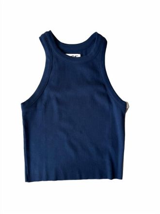 Citizen Womens Amaya Crop Fitted Tank In Admiral Blue