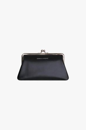 Comme Des Gar&ccedil;ons Kiss Clasp Medium Wallet - Black