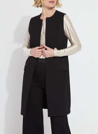 Lyssé Denver Ponte Sleeveless Coat
