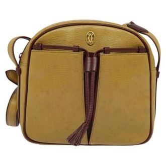 Cartier Pre-owned borse di pelle a tracolla - - Pre-owned - Donna - Beige - ONE SIZE