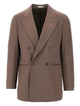 Breras Milano double-breasted blazer - Brown