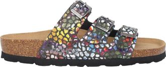 Rohde Multicolor damessandaal - Stijlvol - Dames - Sandalen - Veelkleurig - 37 EU - Leer - Schoenen