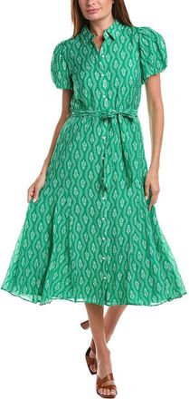 CeCe by Cynthia Steffe Cece Puff Sleeve Midi Shirtdress