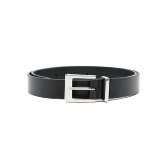 Isabel Marant Stijlvolle riem voor een fashion statement - Dames - Riemen - Zwart - 85 CM - Leer - Accessoires
