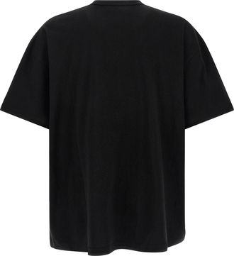 Comme Des Gar&ccedil;ons Logo-Print Cotton T-Shirt - Black