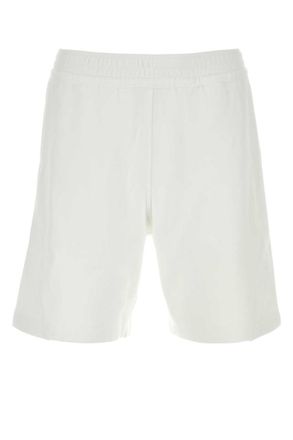 Givenchy White Solid Shorts