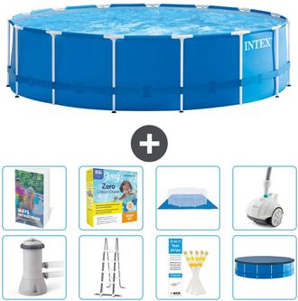 Intex Piscina Con Estructura Redonda - 457x122 Cm - 9-piezas S544