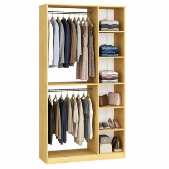 VCM Perchero De Madera Con Estante Palosa Xl 211x110x35 - Vcm