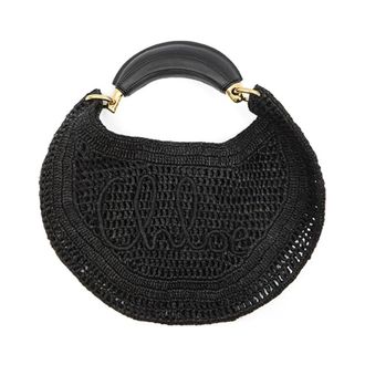 Chlo&eacute; Zwarte Zijde & Nylon Tassen - Dames - Tassen - Zwart - Maat: ONE Size Zijde