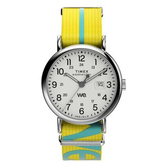 Timex Weekender 40mm Yellow Nylon Strap Unisex Watch