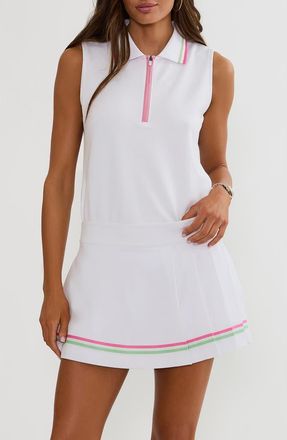 Beach Riot Zena Zip Performance Top in Coconut Milk at Nordstrom, Size X-Small