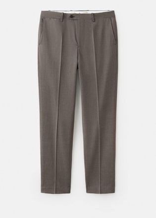 Mango Pantaloni completo Venecia 100% lana vergine marrone medio - Uomo - 44 - MANGO MAN
