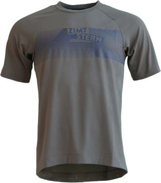 Zimtstern Spunz Shirt S/S Velotrikot f&uuml;r Herren | grau