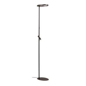 Lucide L&aacute;mpara de suelo de metal con 1 led integrado, negro