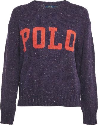 Polo Ralph Lauren Maglione con logo - Viola