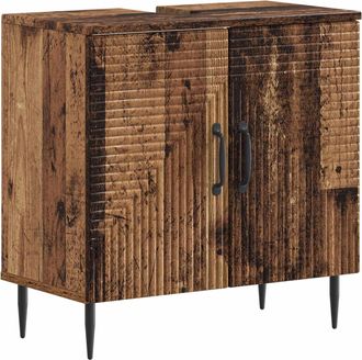 vidaXL Mueble De Lavabo Para Ba&ntilde;o Haarlem Madera Envejecida Vidaxl
