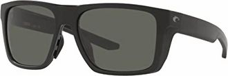 Costa Mens Lido Sunglasses 580G In Matte Black Gray