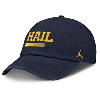 Nike Jordan Mens Michigan Primetime Campus Club Jordan Brand College Adjustable Hat in Blue | JC0141SMWN-2GH