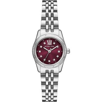 Michael Kors Accessoires, Dames, Grijs, ONE Size, Mini Lexington Pav&eacute; Horloge