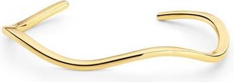 Sif Jakobs Jewellery Bangle Ellera Waves Pianura in 18K Gold Plated at Nordstrom