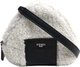 Fendi Pre-owned Mini Bags, female, White, Size: ONE SIZE Pre-owned Leather Mini Bag