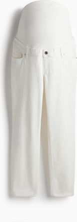 H&M MAMA Slim Ankle Jeans - White