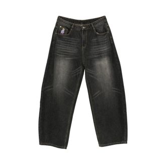 KidSuper Studios Pt-44 Wijde Jeans - Heren - Jeans - Zwart - Maat: M Katoen
