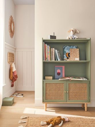 Vertbaudet Biblioth&egrave;que cannage PO&Eacute;SIE vert