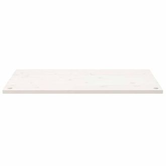 Berkfield Home Beautiful Desk Top White 110x60x2.5 cm Solid Wood Pine