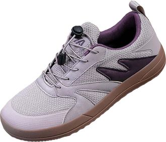 Generic Women Wide Fit Walking Trainers Womens Lightweight Plantar Fasciitis Sneakers Fashion Summer and Autumn Casual Men Flat Lightweight Mesh Breathable So