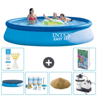 Intex Piscina Easy Set Redonda - 396x84 Cm - 7-piezas S47