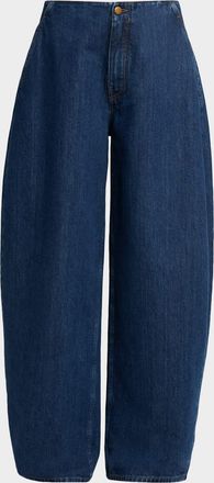 Jil Sander Oversized Barrel-Leg Jeans