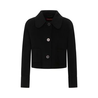 Max Mara Light Jackets, female, Black, Size: 2XS Trionfo Jacket