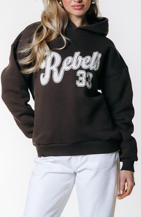 Colourful rebel Rebel 33 Clean Hoodie in Brown at Nordstrom, Size X-Small Eu