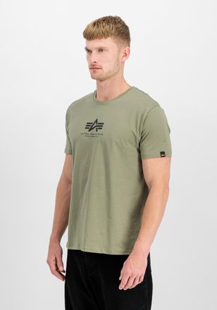 Alpha Industries T-Shirt ALPHA INDUSTRIES Basic T-Shirt ML, Herren, Gr. XS, gr&uuml;n (olive), Obermaterial: 100% Baumwolle, Shirts T-Shirt