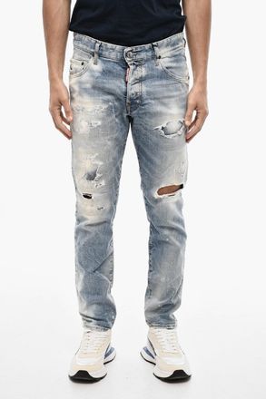 Dsquared2 Regular Fit Distressed Jeans Dsquared2