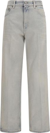Haikure Light Blue Straight High Rise Jeans
