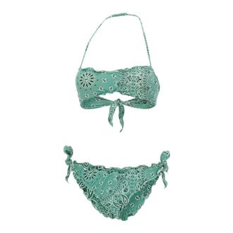MC2 Saint Barth Bikinis, female, Green, Size: L Myranda Bandeau Bikini