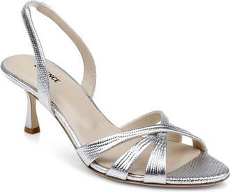 L'agence Colwill Slingback Sandal in Silver Lizard at Nordstrom, Size 6.5