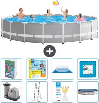 Intex Piscina Prism Frame Redonda - 610x132 Cm - 9-piezas S566