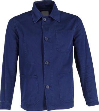 Sandro Sandro Paris overshirt van blauw katoen