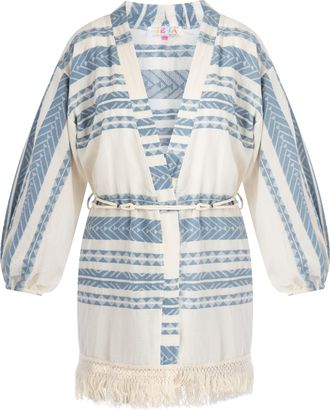 Izia Kimono Dames blauw