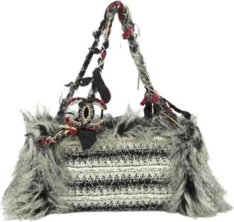 Chanel Pre-owned Tweed Fur Calf Shoulder Bag - Dames - Vintage Schoudertas - Veelkleurig - ONE Size - Tweed - Vintage