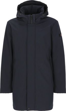 Peuterey Blue Albali Hooded Padded Coat