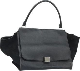 Celine Pre-owned Handbags, female, Black, Size: ONE SIZE Pre-owned Leather Handbag