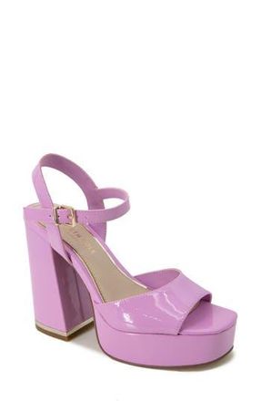 Kenneth Cole Dolly Platform Sandal in Pink Patent at Nordstrom Rack, Size 11