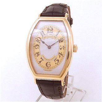Patek Philippe Pre-owned Patek Philippe Gondolo Hand Wind Silver Dial Mens Watch 5098R-001