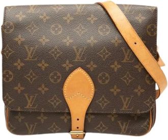Louis Vuitton Pre-owned Cartouchiere - Dames - Vintage Schoudertas - Bruin - ONE Size - Vintage