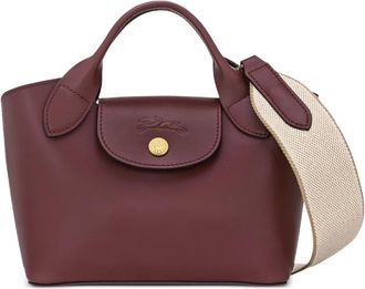 Longchamp Borsa tote &Eacute;pure XS con logo goffrato - Rosso